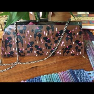 Fluff Poodle Clutch Purse